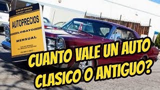 cuanto cuestan los autos clasicos  antiguo restaurado o conservado [upl. by Ellener175]