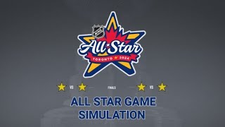 NHL 24  All Star Game Simulation [upl. by Boone]