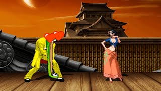 THE MASK vs NICO ROBIN  Highest Level Incredible Epic Fight [upl. by Gwynne]