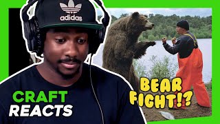 Craft Reacts  JOHN WEST SALMON Commercial Review Bear Fight [upl. by Aneert756]