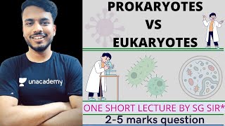 Prokaryote vs eukaryote  Introduction to prokaryotes and eukaryotes  microbiology unit 1 neet [upl. by Gut]