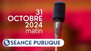 Séance publique du 31 octobre matin [upl. by Fleta]