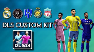 DLS24 CUSTOM KIT INPUT  DREAM LEAUGE SOCER 2024  DLS 24 CUSTOM KIT INPUTED [upl. by Suertemed]