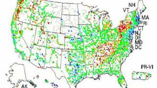 Streamflow visualization 5 mo animation [upl. by Noam]