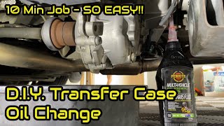 How To Change Your Transfer Case Oil [upl. by Naejeillib]