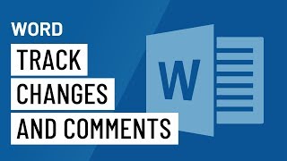 Word Track Changes and Comments [upl. by Ecreip]