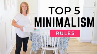 My 5 Favorite Minimalism Rules [upl. by Llerrod]