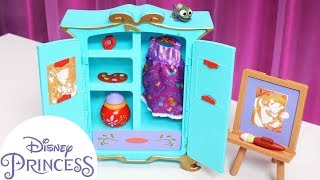 Disney Animators Collection  Touring Rapunzel’s Artist Armoire  Disney Princess [upl. by Underwood599]