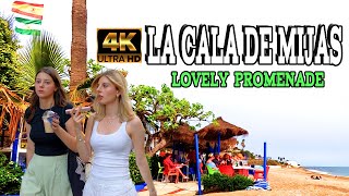 LA CALA DE MIJAS Spain lovely promenade  Costa Del Sol Andalusia 4k [upl. by Eelra655]