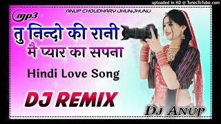 Tu Nindo Ki Rani Or Me Pyar Ka Sapna  तु निन्दो की रानी Old Love Song  Dj Remix By Anup [upl. by Nnaarat]