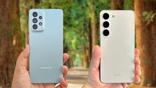 Samsung Galaxy S23 FE vs Samsung Galaxy A73 5G [upl. by Idzik88]