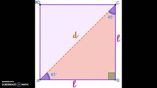 TRIANGOLO RETTANGOLO ISOSCELE [upl. by Jahn411]