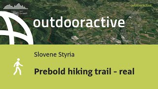 hike in Slovene Styria Prebold hiking trail  real [upl. by Mathew]