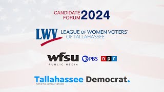 Tallahassee City Commission Seat 1 Candidate Forum – June 25 2024 [upl. by Ddej]