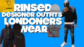 UK DRIP DESIGNER OUTFITS LONDONERS WEAR [upl. by Aisnetroh113]