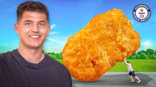 World’s Largest Chicken Nugget Official World Record [upl. by Heda]