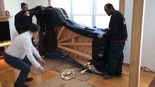 Delivery of a new Steinway D piano from Artist Pianos in Albany New York January 20 2018 [upl. by Renate767]