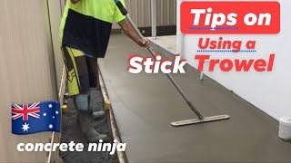 Tips on how to use a stick Trowel [upl. by Petta]