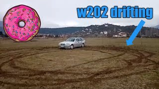 Benz w202 c220 cdi drift [upl. by Tizes]