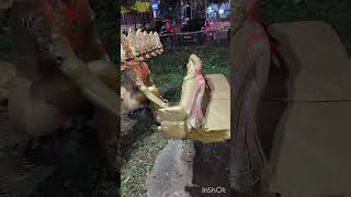 దసరా శుభాకాంక్షలు 💐💐🥰🙏khammam parnasala dussehra durga song music [upl. by Leik]