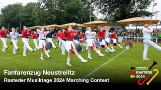 Fanfarenzug Neustrelitz  WAMSB Marching Contest  Rasteder Musiktage 2024 [upl. by Tuppeny]