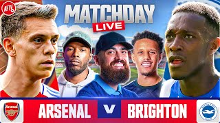 Match Day Live Ft TurkishLDN CecilJee fleetfootedta  Arsenal 11 Brighton  Premier League [upl. by Bridge968]