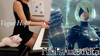 NieR Automata OST Vague HopeCold Rain  曖昧ナ希望氷雨，尼爾自動人形  Piano Cover [upl. by Yditsahc635]