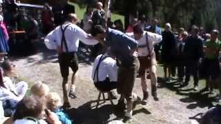 Ballo tirolese alla festa delle malghe Schuhplattler in Val di Casies Gsieser Tal [upl. by Mcgill]