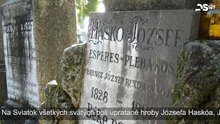 Pred sviatkom Všetkých svätých a Dňom zosnulých upratali staré hroby kňazov [upl. by Lauder291]