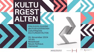 Preisverleihung KULTURGESTALTEN 2024 [upl. by Eenaej]