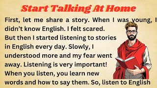 Start Talking At Home  Graded Reader  Improve Your English  Listen And Practice  learn Engli [upl. by Shirk]