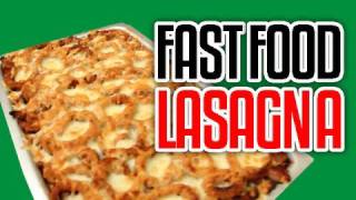 Fast Food Lasagna  Epic Meal Time [upl. by Nakeber]