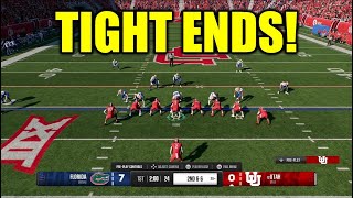 10 Fun Tight EndHeavy Playbooks in College Football 25 [upl. by Ekard]