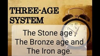 The three age system The Stone age The Bronze age and The Iron age  Captain Nishanth Studious [upl. by Fleisher]