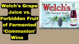 💡The Forbidden Fruit Fermented Communion Wine vs Godsend option of Welchs Grape Juice communion [upl. by Sloatman742]