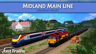 Midland Main Line Erewash Valley Line for Train Simulator 2021 from Just Trains [upl. by Nigam41]