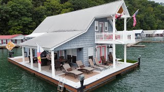 2Story Floating Cabin Approx 1313sqft For Sale on Norris Lake TN  SOLD [upl. by Otrepur693]