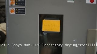 Ep 2 Sanyo Laboratory Oven Repair [upl. by Aivek]