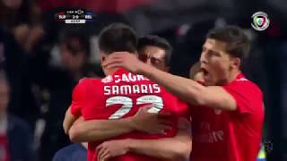 Goal  Golo Samaris Benfica 20 Belenenses Liga 1819 25 [upl. by Partan]