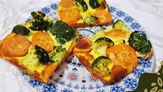 Broccoli gratinat cu cartofi dulci la cuptor Iata o reteta simpla si gustoasa [upl. by Llenehs]