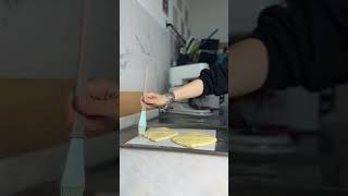 Flat Kruvasan flatkruvasan pratiktarifler nasılyapılır pastacılık food croissant [upl. by Dud]