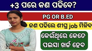 Pg Or Bed Which is Better  What To Do After Graduation  3 ପରେ କଣ କରିବେ  BABSCBCOM [upl. by Sotnas]