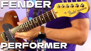 Exploring the Fender Performer Telecaster Features Specs and Playthrough [upl. by Elbring623]