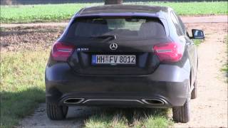 2016 Mercedes A 180 Facelift 122 HP Test Drive [upl. by Auqinihs]