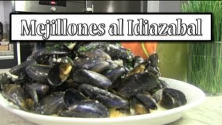 MEJILLONES AL IDIAZABAL receta rápida y fácil [upl. by Orelie]