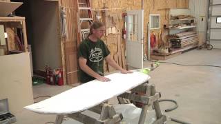 Rebuilding A Foam Cored Rudder Part 4 Fairing With Pettit EZFair [upl. by Huttan55]