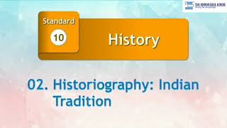 STD 10 history chapter no 2 Historiography indian tradition [upl. by Ylecic880]