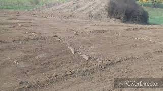 Grading and spreading topsoil [upl. by Bond]