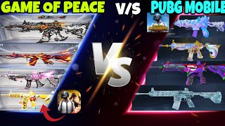 PUBG M416UPGRADE GUN VS GAME OF PEACE M416UPGRADE GUN WHY BEST GUN TESTING REVIEW pubg [upl. by Filmore]