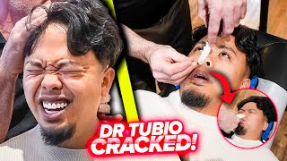 DR TUBIO CRACKED HARD BY ANIMAL CHIROPRACTOR 😱😱  Chiropractic Back amp Neck Pain Asmr [upl. by Llebiram509]